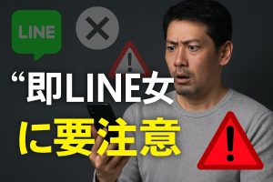 【注意】LINE交換を急ぐ女性は要注意！業者の見分け方と対処法